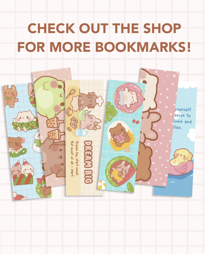 check out more kawaii bookmarks in the shop!