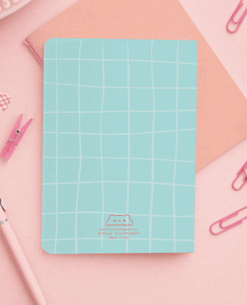 cute cat notebook, cute cat notebook stapled, stapled notebook,